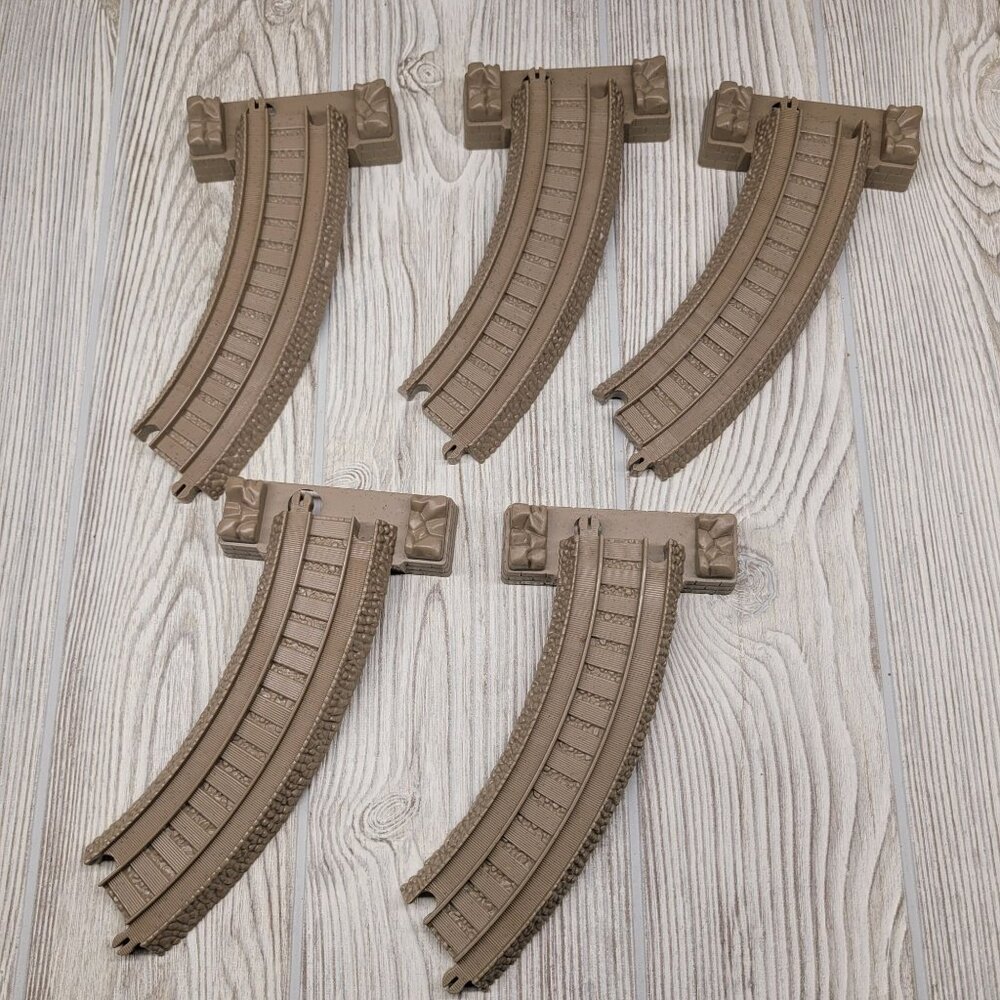 Lot of 5 Thomas Train Friends‎ Trackmaster Left Curve Riser Track Replacement